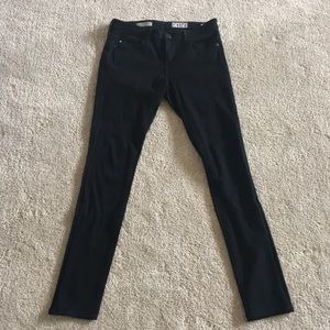 AG super skinny black jeggings